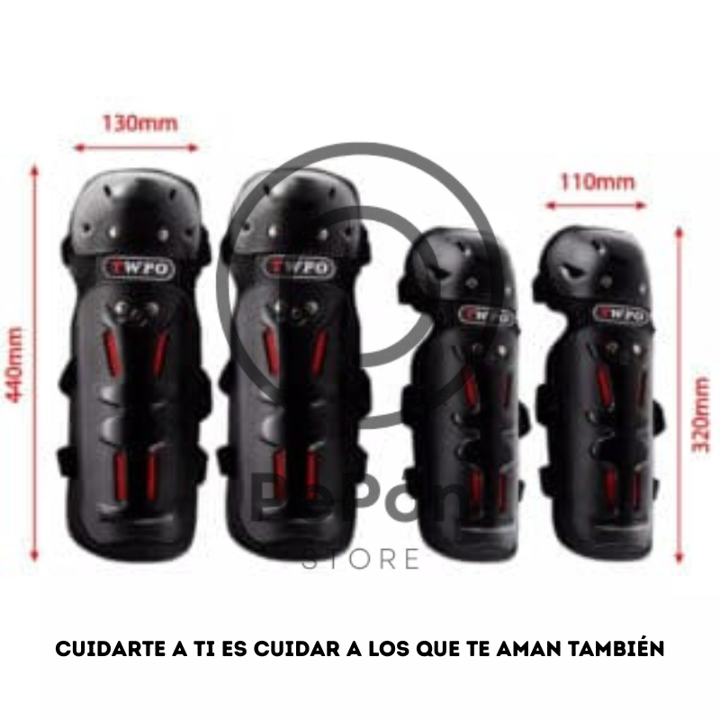 Kit de protección para rodillas y codos